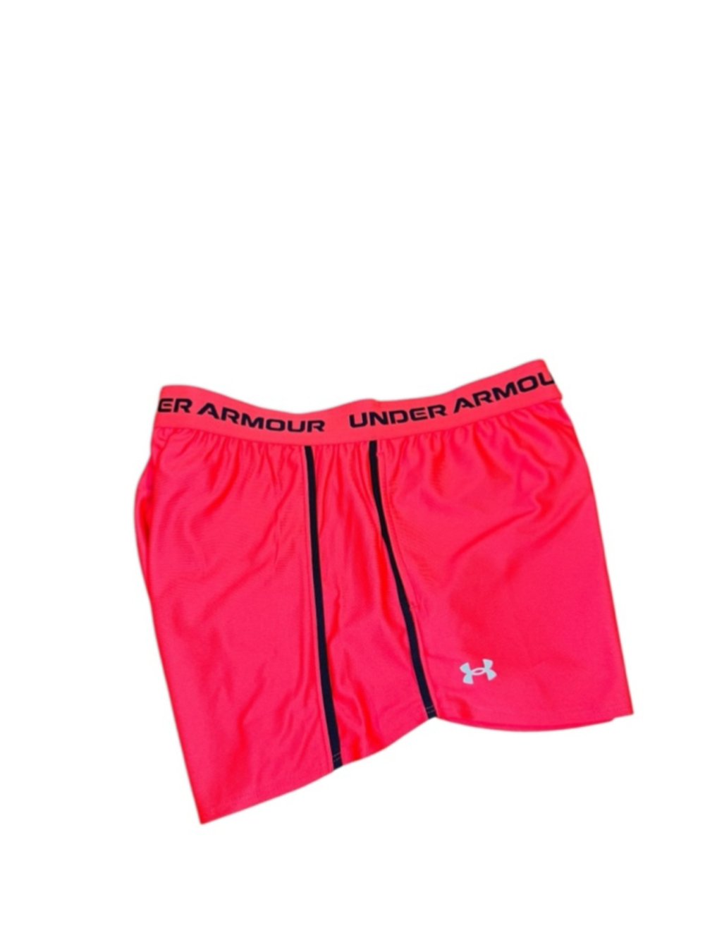 Women's Under Armour Athletic Shorts M red Black n39